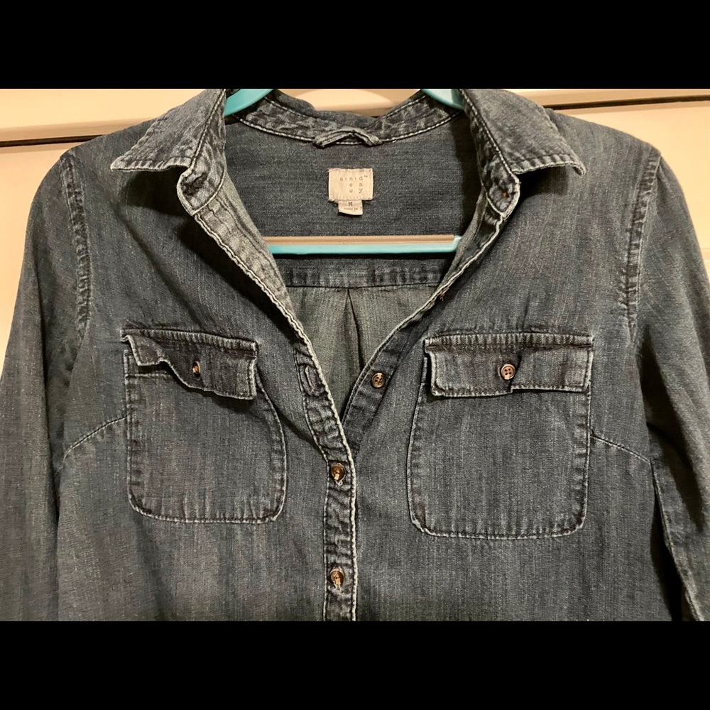 Jean Button Up